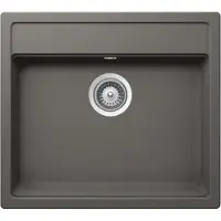 Schock Fregadero empotrable de montaje inferior Mono N-100 U Silverstone, incluyendo el escurridor