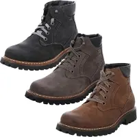 Josef seibel Botas 'Winterboot Herren 21958MA994/100 Echtleder in schwarz' negro