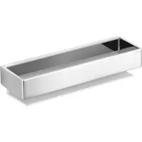 Keuco Edition 11, cesta para ducha de aluminio, acabada en plata anodizada/cromada - 11158010000