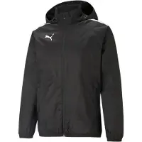 Puma Chaqueta deportiva 'teamLIGA' negro / blanco