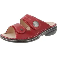 Finn Comfort Zapatos abiertos 'Pantolette Damen 02550 423147 Echtleder in rot' rojo