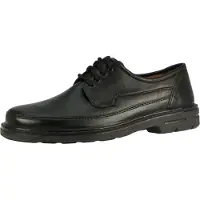 Sioux Zapatos con cordón 'Komfort Schnürschuh Herren 26260 Echtleder in schwarz' marrón moteado