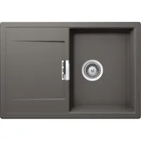 Schock , lavabo empotrable de encimera, modelo D-100S U, color Silverstone