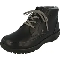 Finn Comfort Botas 'Winterboot Herren 03916 001099 Echtleder in schwarz' negro