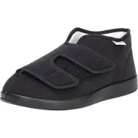 Varomed Zapatillas de casa 'Hausschuh Damen 60.920 60 Textil in schwarz' negro