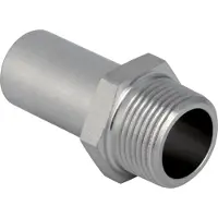 Geberit GE Mapress Acero inoxidable Transición con extremo de inserción d28 mm x R1