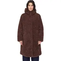 Mazine - Women's Faux-Fur Coat - Abrigo size L, marrón