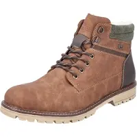 Rieker Botas con cordones cognac / marrón oscuro