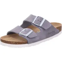 Rohde Zapatos abiertos 'Pantolette Damen 5590/86 Velourleder in grau' lila