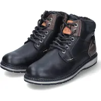 Tom Tailor DENIM Botas con cordones marrón / negro