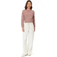 Scotch & Soda Crop Pullover Rose Brown Stripe Talla: XS | Manga Larga Outlet | Mujer | Marrón