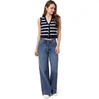 Scotch & Soda Sweater Maritime Blue/sugar Swizzle Talla: M | Sudaderas con Capucha Outlet | Mujer | Azul