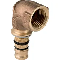 Geberit GE Mepla, codo de transición, 90°, 26 mm x Rp3/4, 1 unidad.