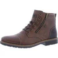 Rieker Botas con cordones marrón / marrón oscuro