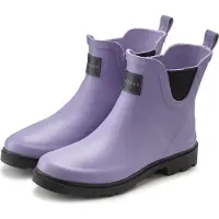 Elbsand Botas de lluvia lila / negro
