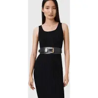 AllSaints Trinity Alcor Belt Black/warm Brass Talla: L-XL | Cinturones Outlet | Mujer | Negro