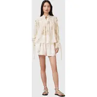 AllSaints Delphine Shirt Laci Ecru White Talla: 12 | Manga Larga Outlet | Mujer | Marrón