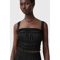 AllSaints Talia Top Black Talla: 12 | Blusas Outlet | Mujer | Negro
