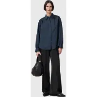 AllSaints Aggie Shirt Denim Blue Talla: 6 | Blusas Outlet | Mujer | Azul