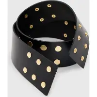 AllSaints Rio Stud Waist Belt Black/warm Brass Talla: XS | Cinturones Outlet | Mujer | Negro
