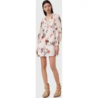 AllSaints Auden Dress Unity Ecru White Talla: 4 | Mini Vestidos Outlet | Mujer | Marrón