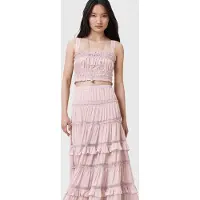 AllSaints Talia Top Mauve Pink Talla: 12 | Faldas Maxi Outlet | Mujer | Rosa