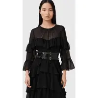 AllSaints Cora Waist Belt Black/warm Brass Talla: S | Cinturones Outlet | Mujer | Negro
