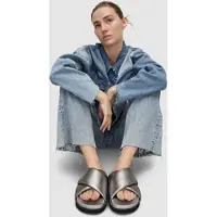 AllSaints Saki Sandal Silver Talla: 36 | Chancletas Outlet | Mujer | Gris