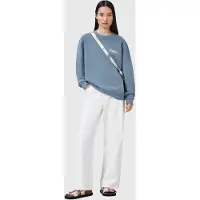AllSaints Soleil Etta Sweat Flint Stone Blue Talla: XS | Manga Larga Outlet | Mujer | Azul