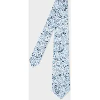 Paul Smith Tie Pencil Floral Light Blue Talla: 8 | Corbatas Outlet | Hombre | Azul