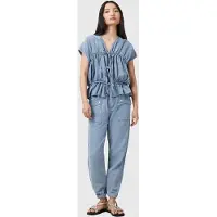 AllSaints Remy Top Light Blue Talla: 4 | Blusas Outlet | Mujer | Azul