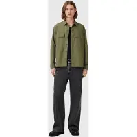AllSaints Service Ls Shirt Pastoral Green Talla: XS | Camisas Casuales Outlet | Hombre | Verde