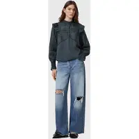 AllSaints Heather Top Blueberry Blue Talla: 6 | Manga Larga Outlet | Mujer | Azul