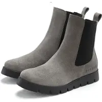 Elbsand Botas Chelsea gris / negro