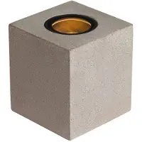SLV BIG WHITE () Lámpara de pie de hormigón, diseño rectangular, casquillo GU10, color gris, 10W, modelo 1006409