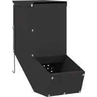 vidaXL Comedero para conejos, color , 12,5 x 26 x 28,5 cm, capacidad: 1 kg