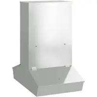 vidaXL Comedero para pájaros , color plateado, 82 x 51 x 91,5 cm, capacidad de 20 kg