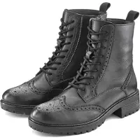 LASCANA Botines con cordones negro