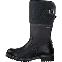 Tamaris Botas marrón oscuro / negro / negro moteado