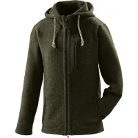 Mufflon - Bob - Chaqueta de lana size S, negro/oliva