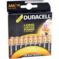 Duracell Pilas Alcalinas Aaa Aaa 18 Unidades