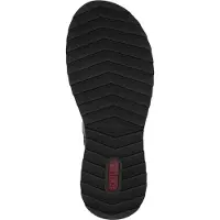 Rieker Botines con cordones borgoña