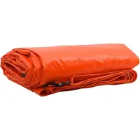 Syfax Lona 650g / m² Naranja 3 x 3 m Lona con recubrimiento de PVC