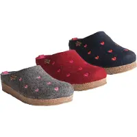 Iesse Schuh - Women's Grizzly Cuoricini - Zapatillas de estar por casa size 36, marrón