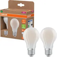 Osram bombilla convencional E27 7.2W mate 4,000K 1521lm 2pcs