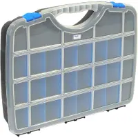 Velleman - Caja de clasificación: 388 x 290 x 61 mm - 21 separadores extraíbles - 6 litros
