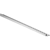 ACO HAUSTECHNIK Aerocompact ShowerStep, modelo para la derecha, longitud L = 1490 mm, altura H1 = 10 mm, altura H2 = 36 mm, acabado pulido, 1 unidad.
