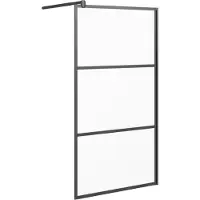 Syfax Mampara ducha accesible vidrio ESG esmerilado 100x195 cm