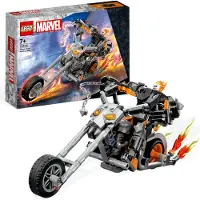LEGO Juego De Construcción Ghost Rider Mech &amp; Bike 264 Piezas