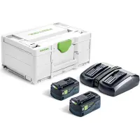 Festool Kit de energía SYS 18V 2x5,0/TCL 6 DUO | 577707